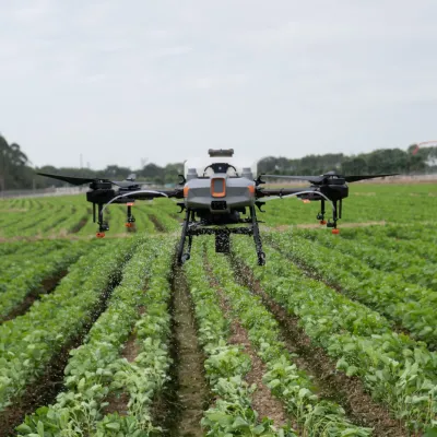 Drone Fertilizing Field | Airoterra LLC